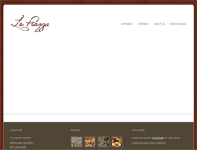 Tablet Screenshot of lapiazzaristorante.com